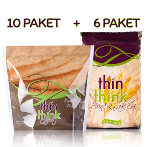 MENÜ1 10 Paket Siyah Pirinçli ,Siyah Buğdaylı, Diyet Lifli Kıtır+ 6 Paket Pirinç Krakeri (GLUTENSİZ)