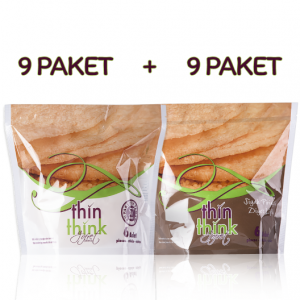 MENÜ3 9 Paket Buğday Kıtırı + 9 PAKET Siyah Pirinçli , Siyah Buğdaylı, Diyet Lifli Kıtır 